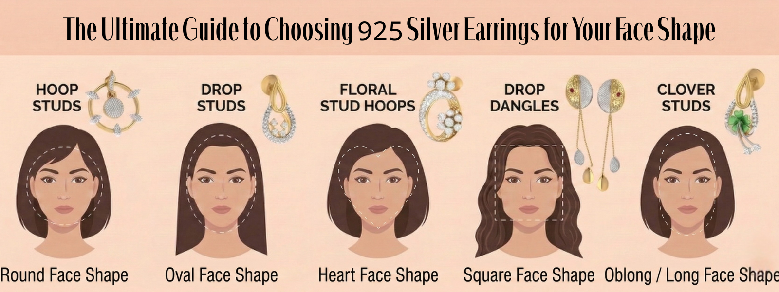 How to Choose 925 Silver Earrings for Your Face Shape?