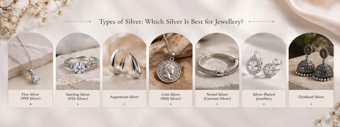 Types of Silver: Which Silver Is Best for Jewellery?