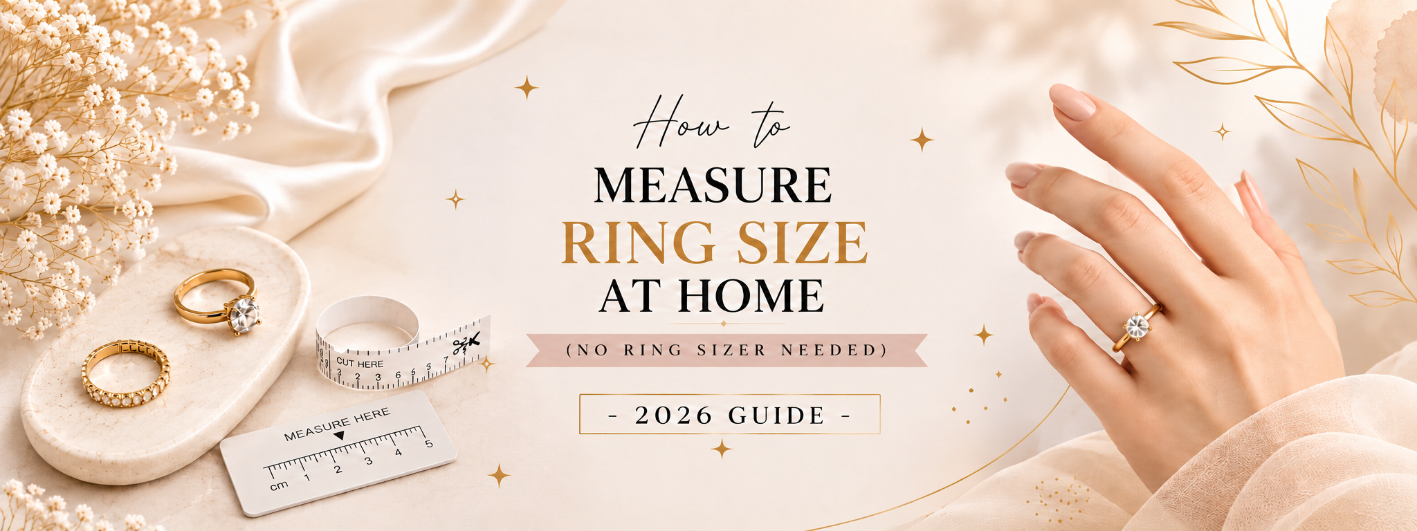 How to Measure Ring Size at Home (No Ring Sizer Needed) - 2026 Guide