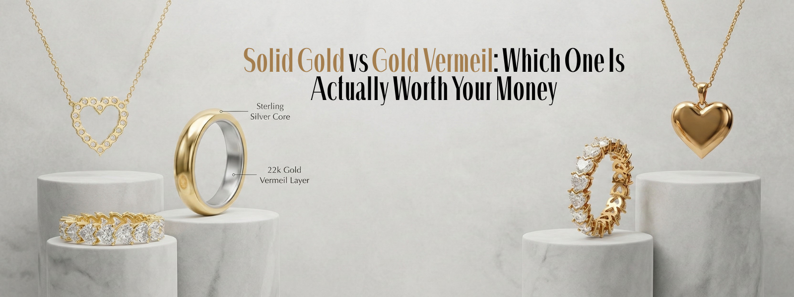 Solid Gold vs Gold Vermeil: Which One Is Actually Worth Your Money