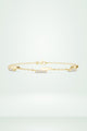 Dainty Diamond Bar Link Bracelet
