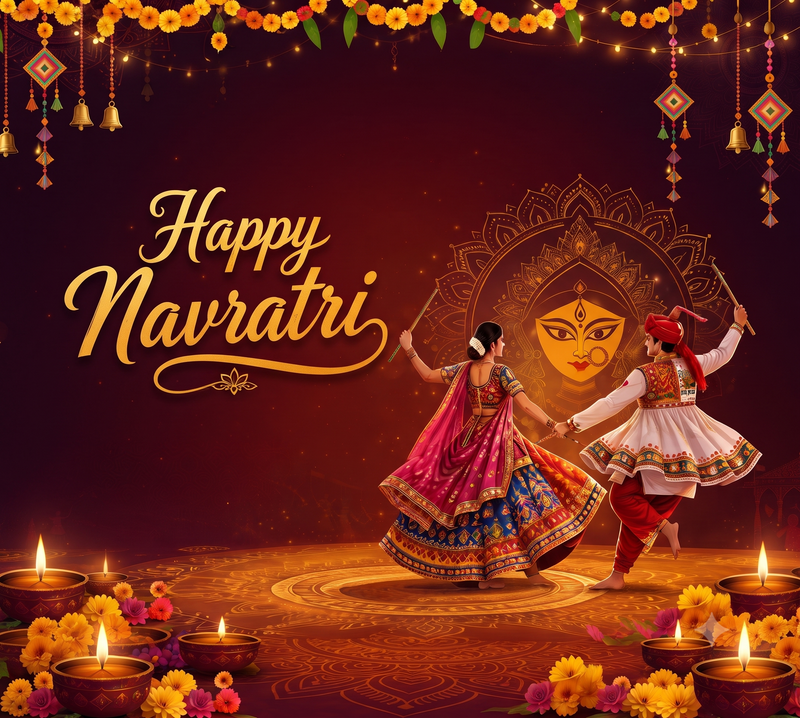 100+ Wishes, Greetings, Quotes & Captions: Happy Navratri