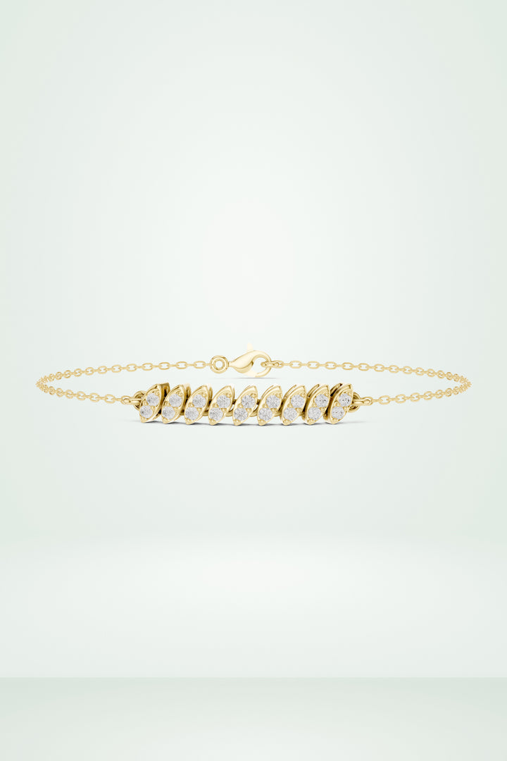 The Aurora Diamond Chain Bracelet