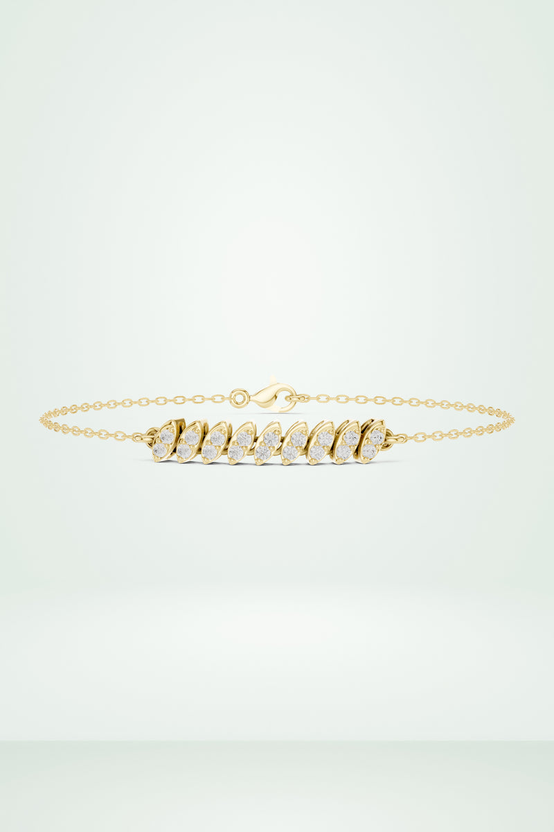 The Aurora Diamond Chain Bracelet