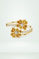Diamond Floral Wrap Ring