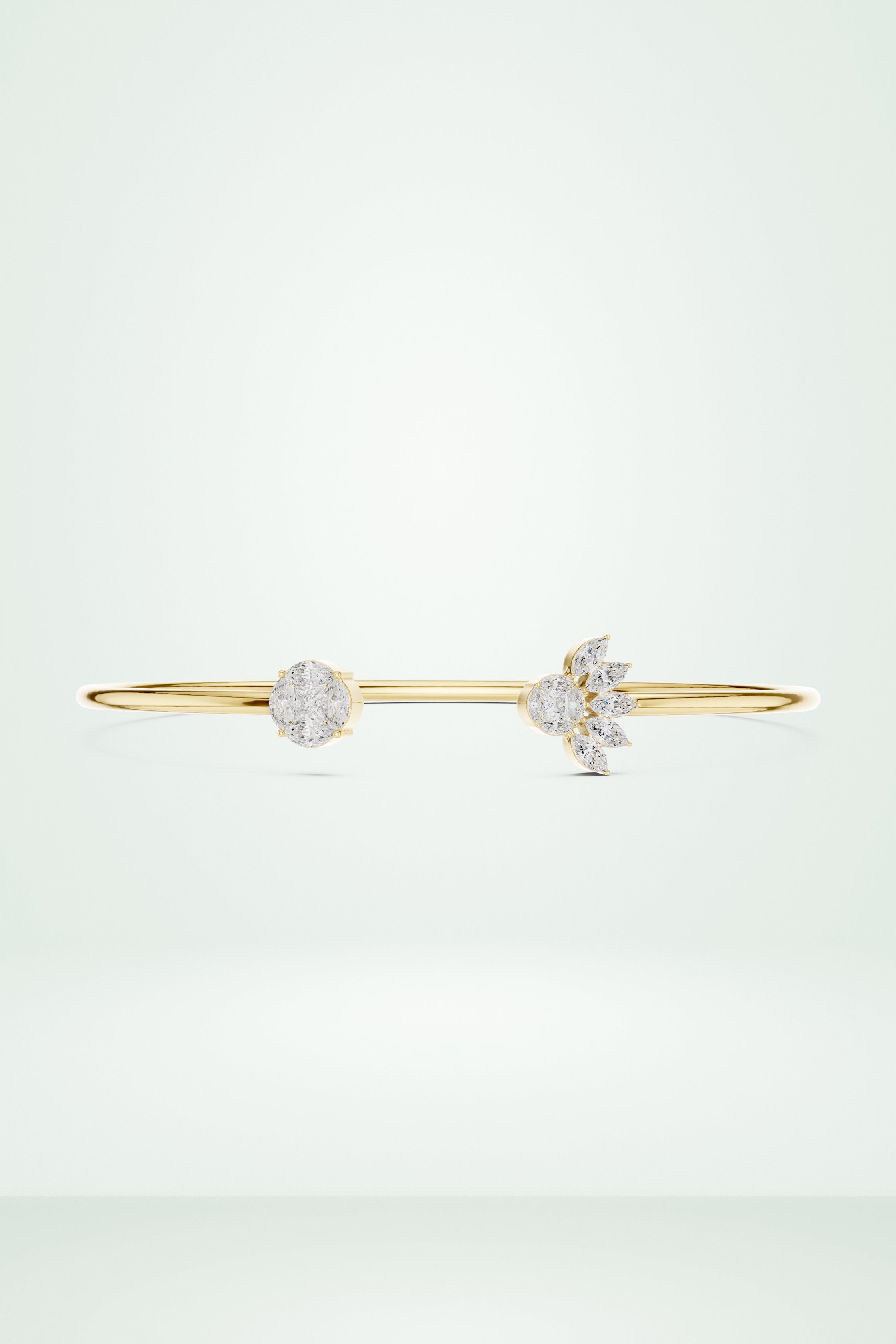 Two-Sided Sparkle Diamond Cuff