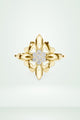Floral Cluster Diamond Ring