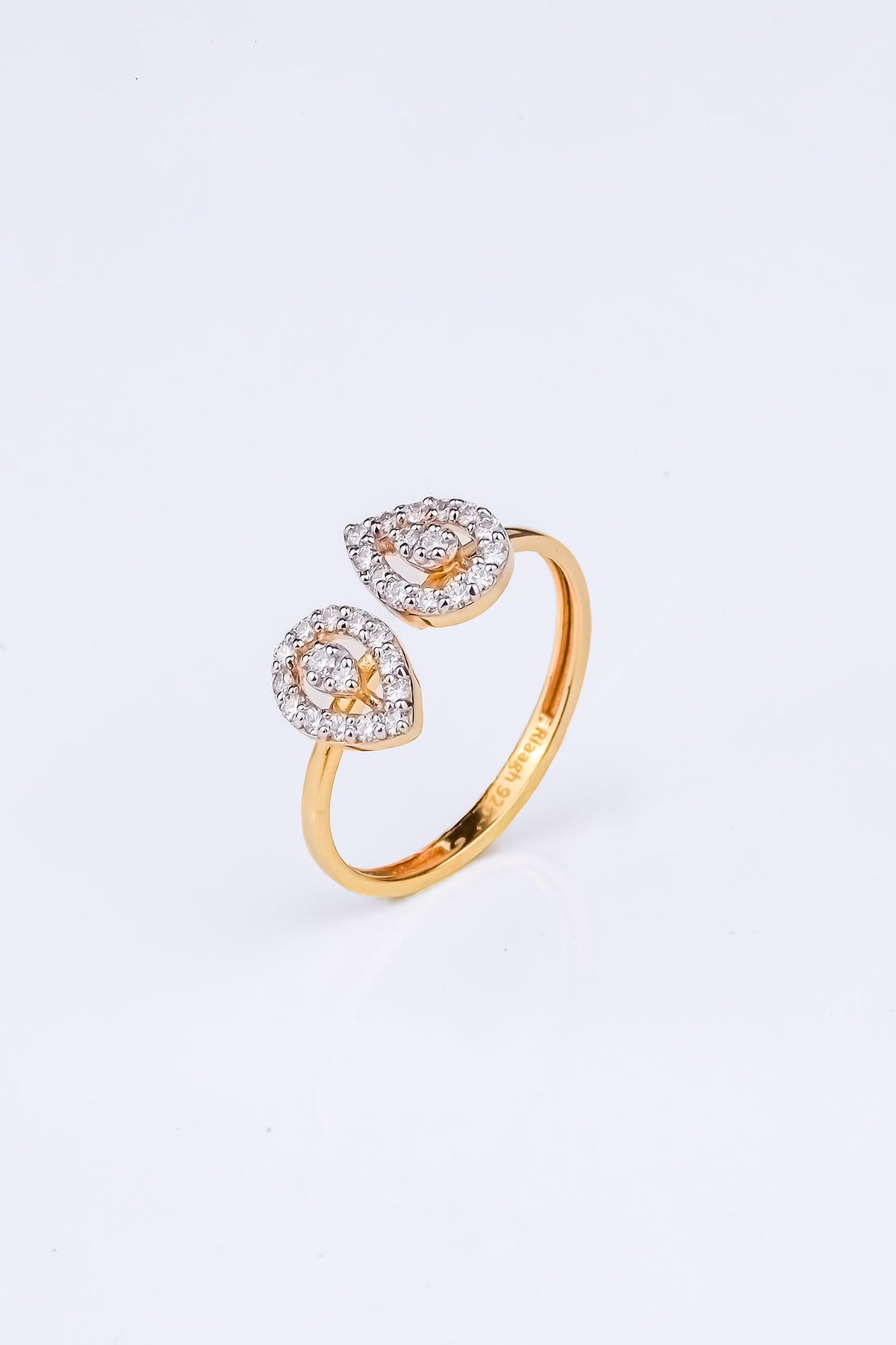 Teardrop Diamond Ring