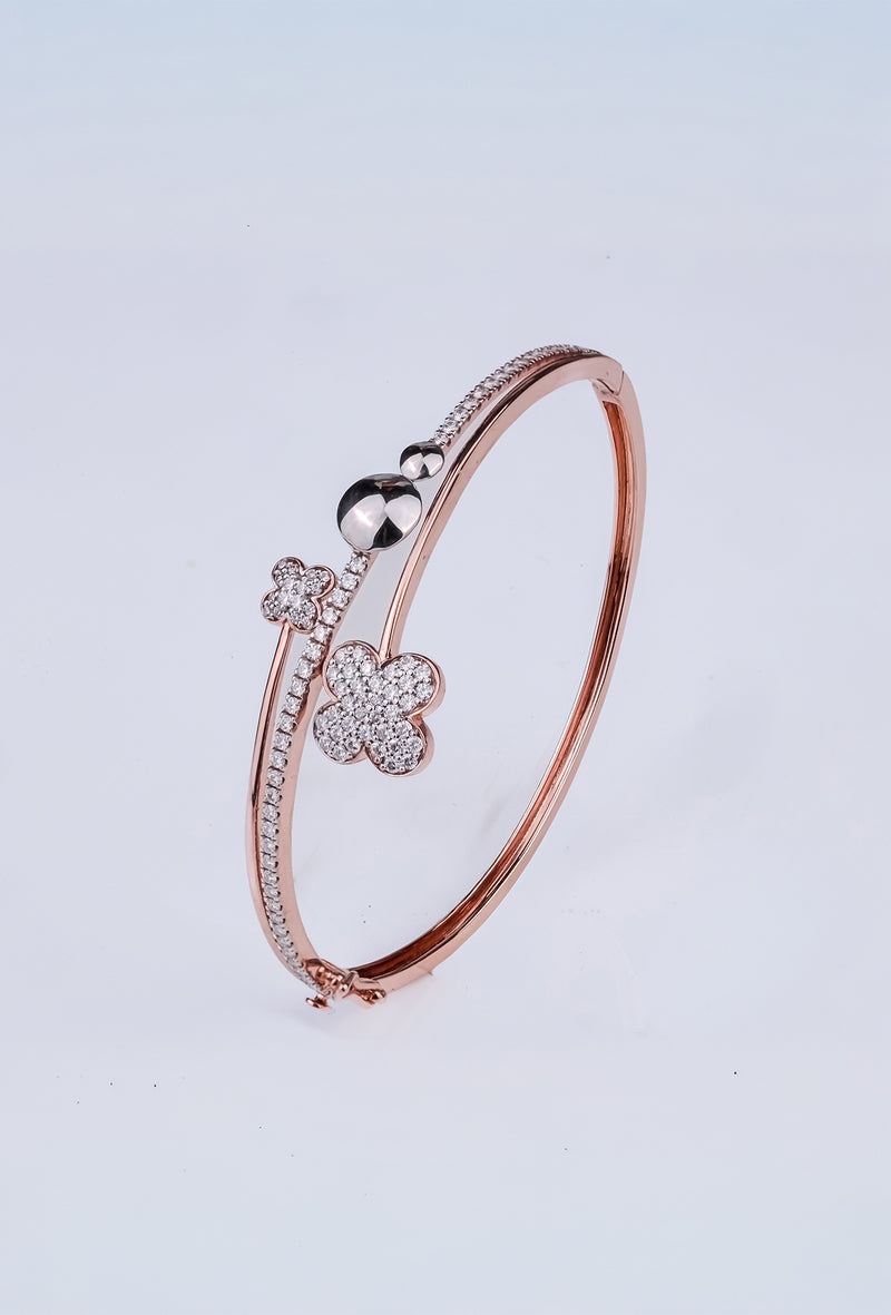 Floral Diamond Bracelet