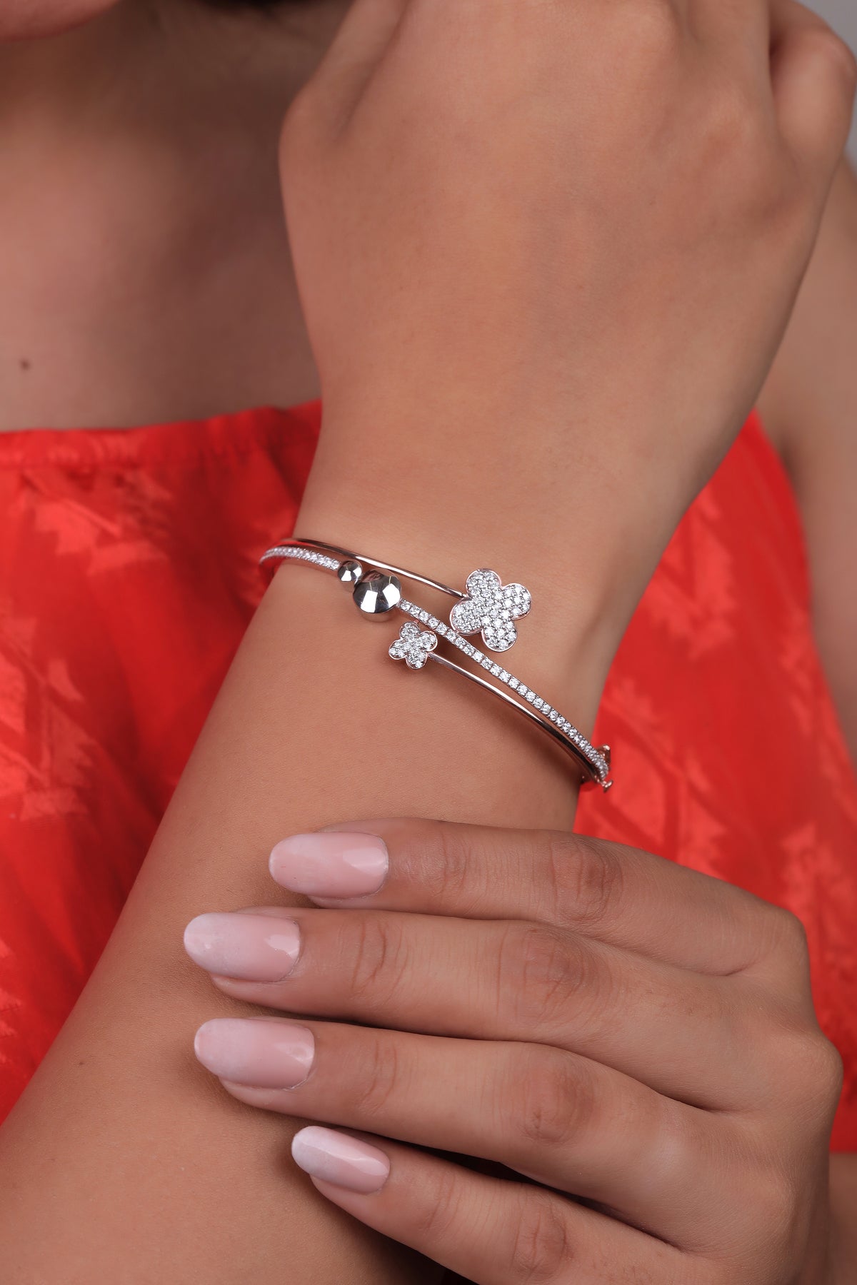 Floral Diamond Bracelet