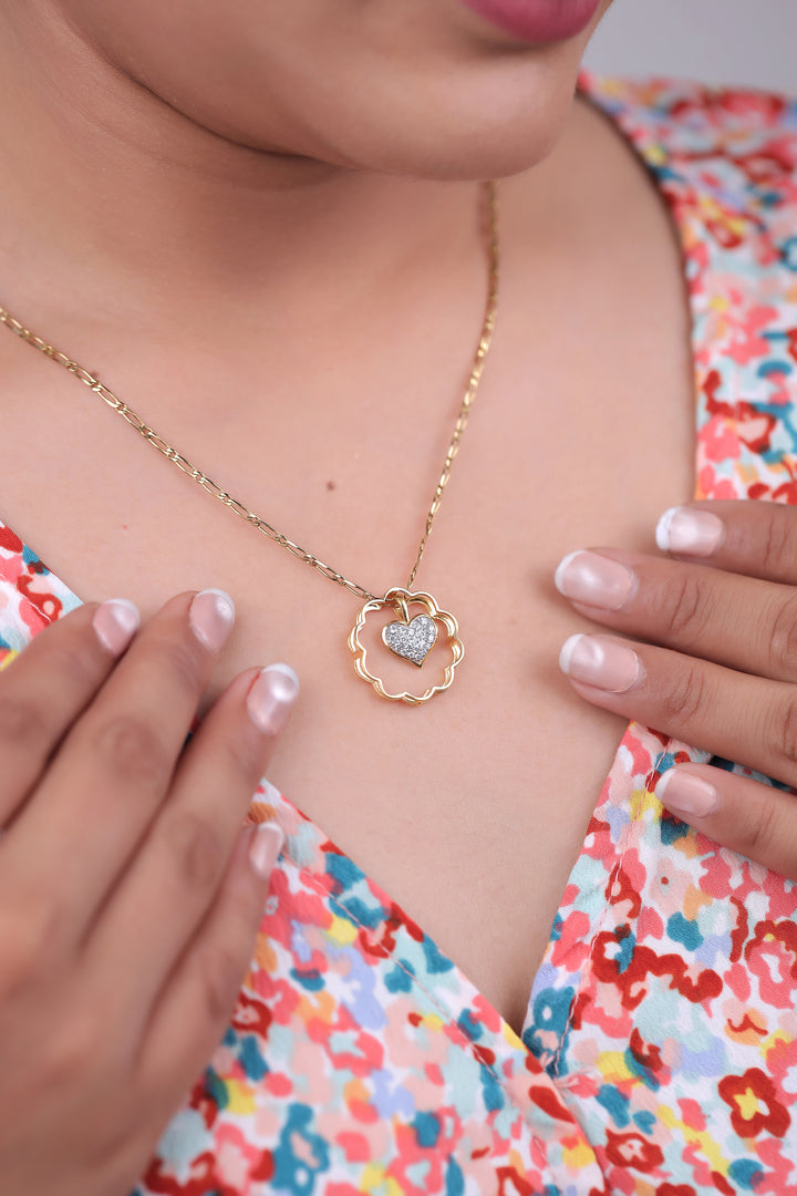 3 In 1 Heart Shape Pendant