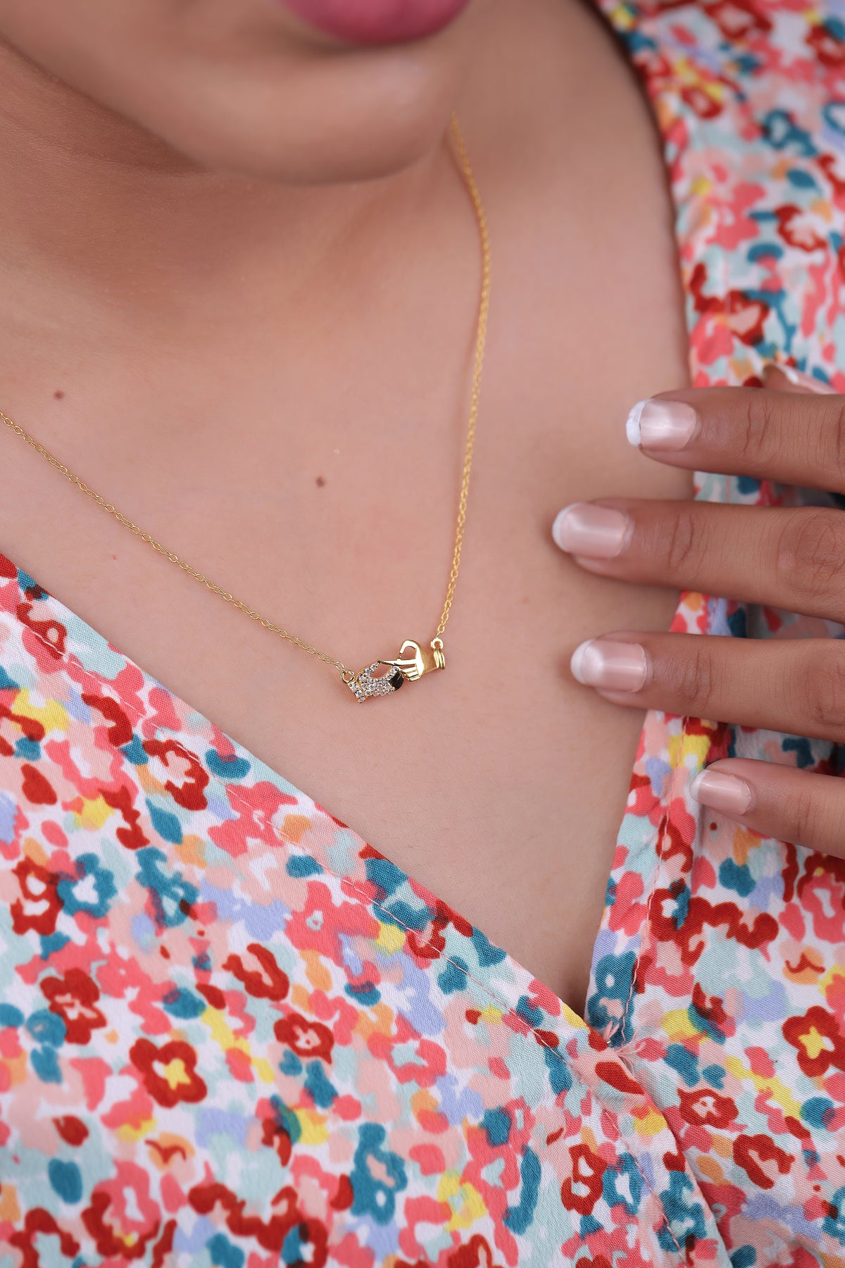 Unique Infinite Hand Pendant
