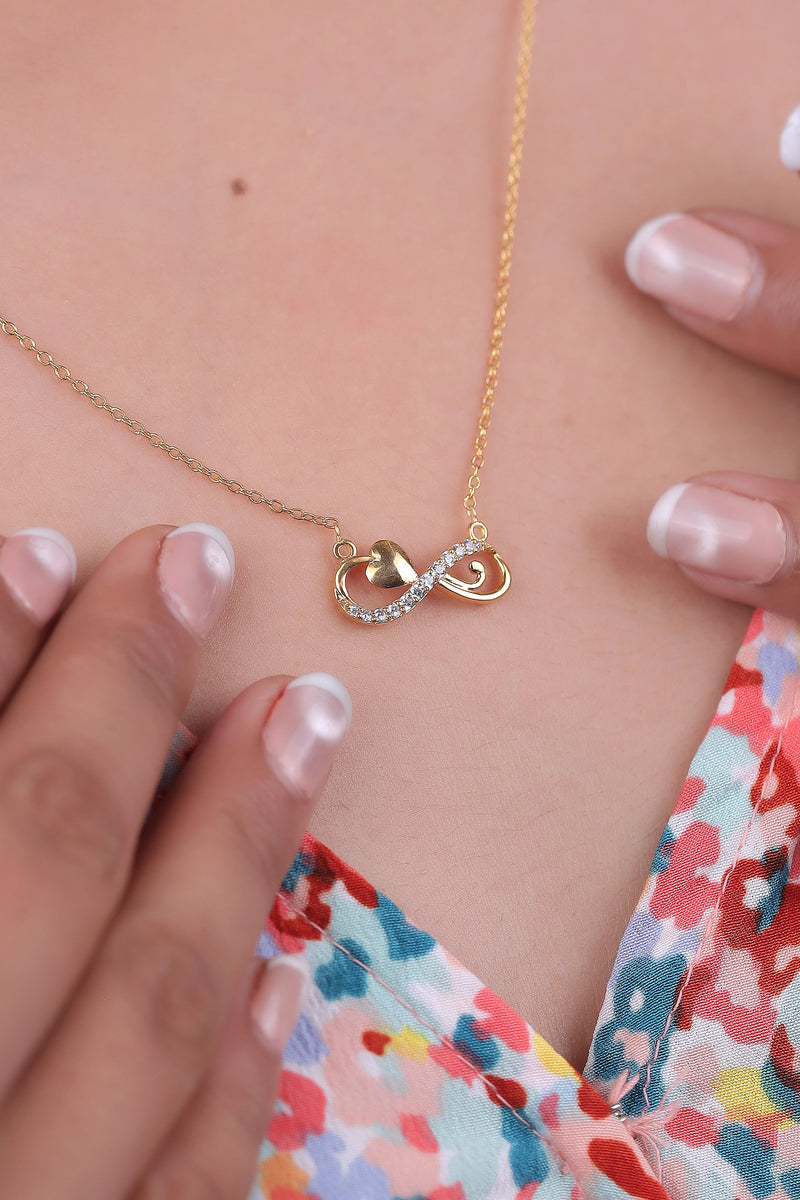Heart Infinite Diamond Pendant