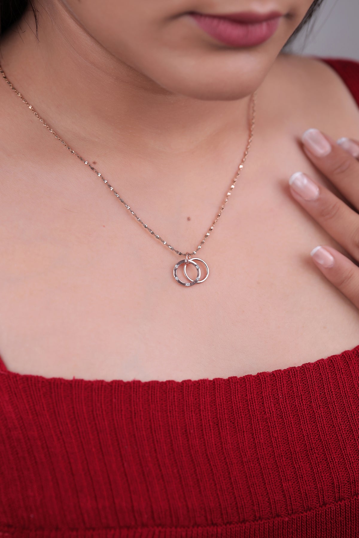 Dual Circle Simple Pendant