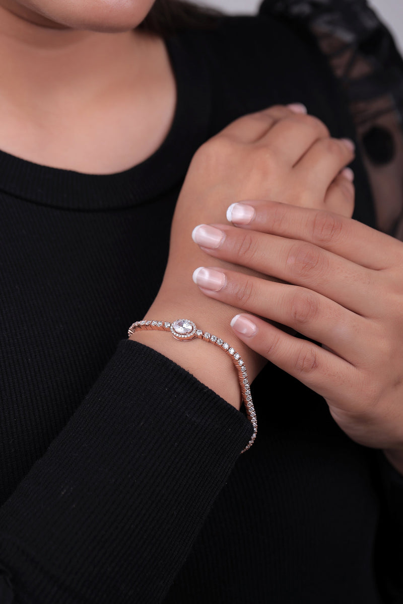 Solitaire Tennis Bracelet