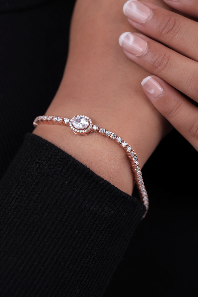 Solitaire Tennis Bracelet