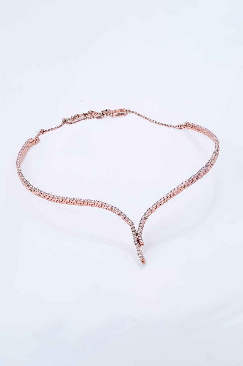 Lariat Drop Diamond Necklace