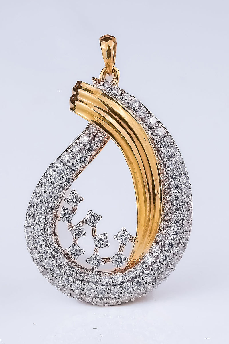 Swirl Drop Pendant