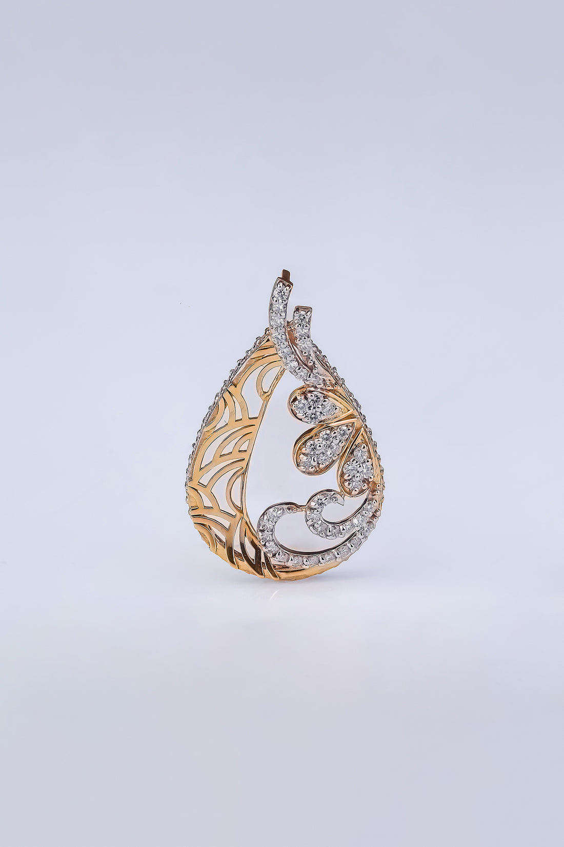 Tear Drop Diamond Pendant