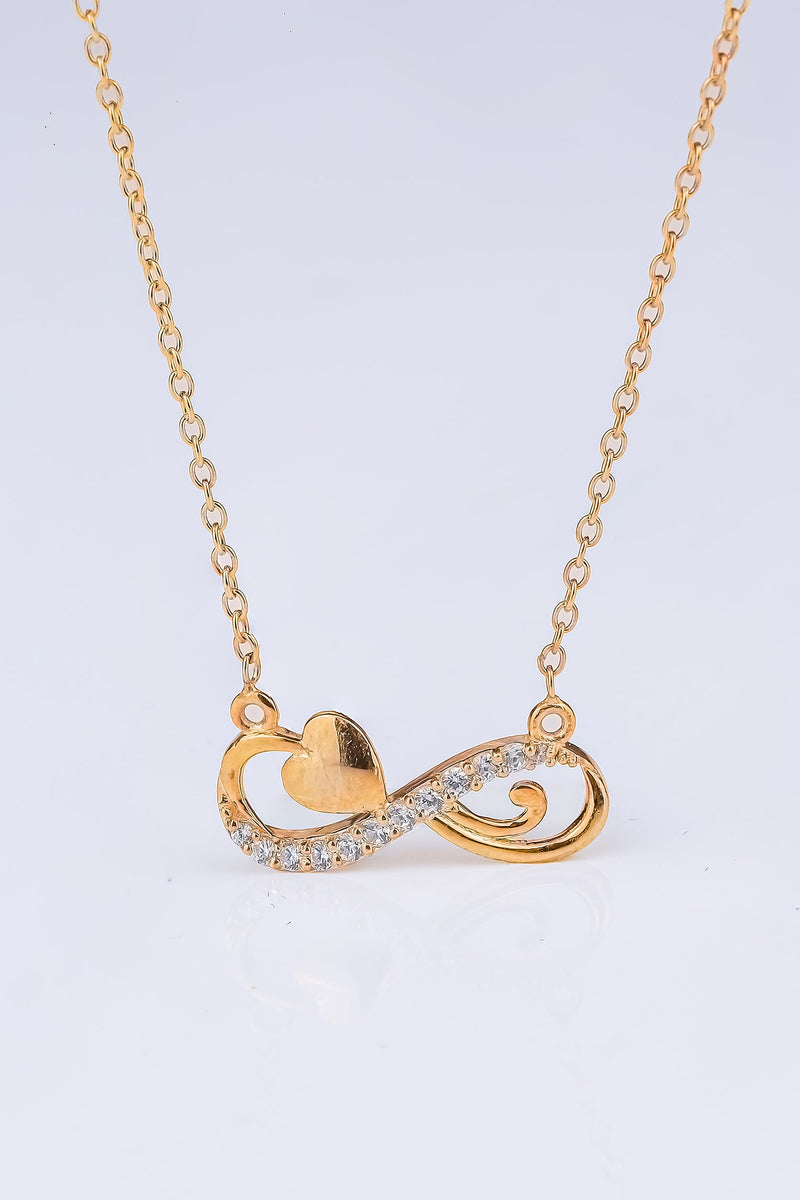 Heart Infinite Diamond Pendant