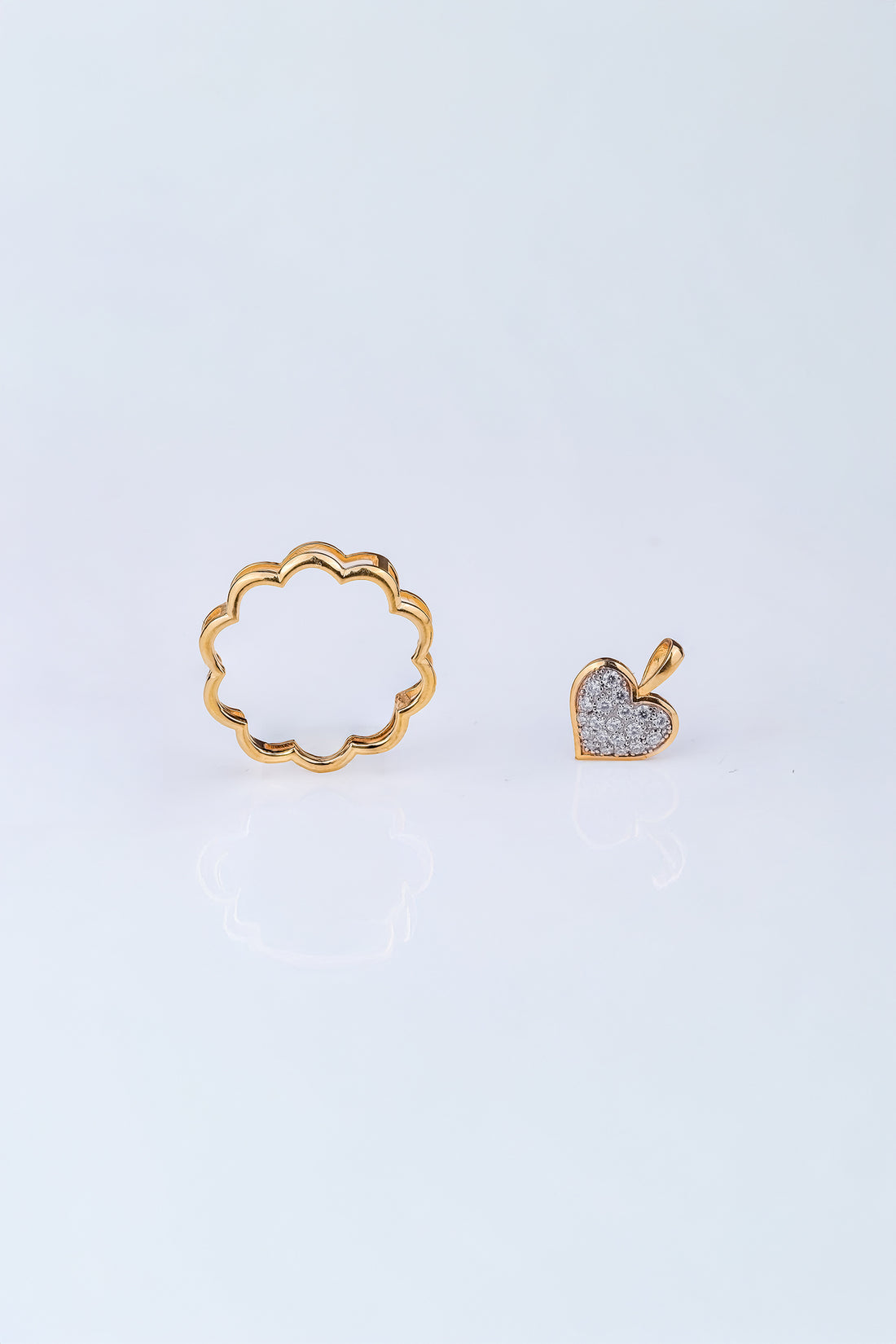 Riaagh 3 In 1 Heart Shape Pendant