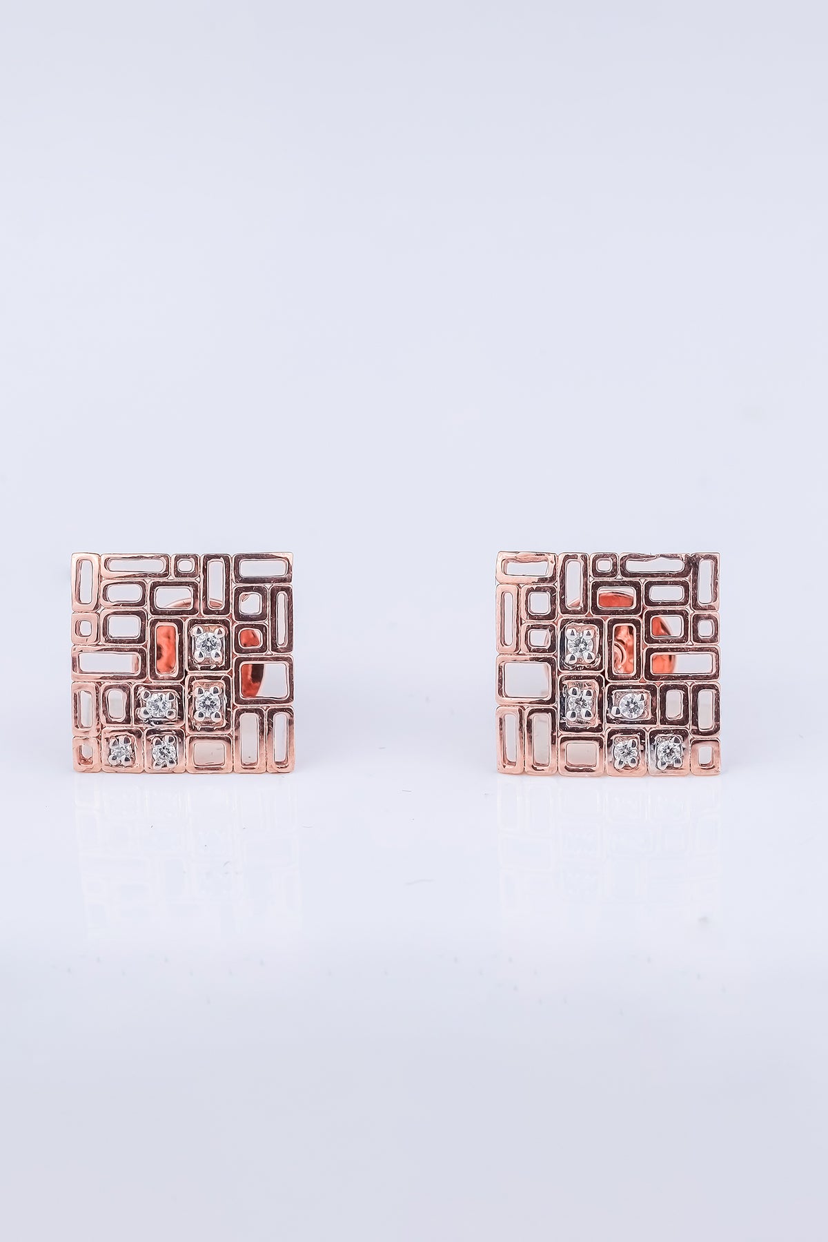 Unique Square Design Earring