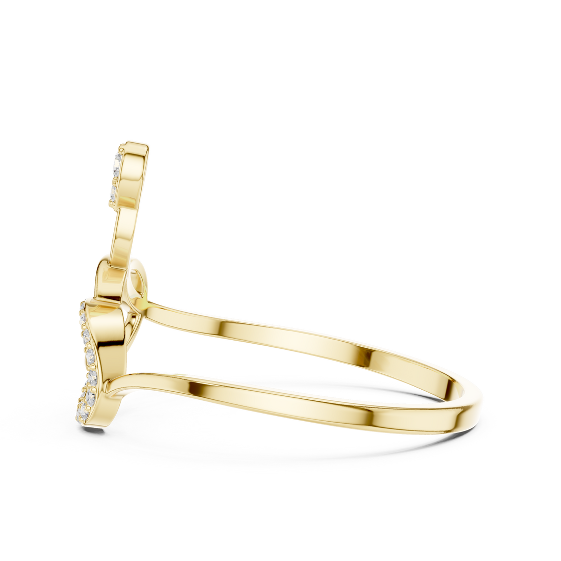 Knot Style Diamond Ring