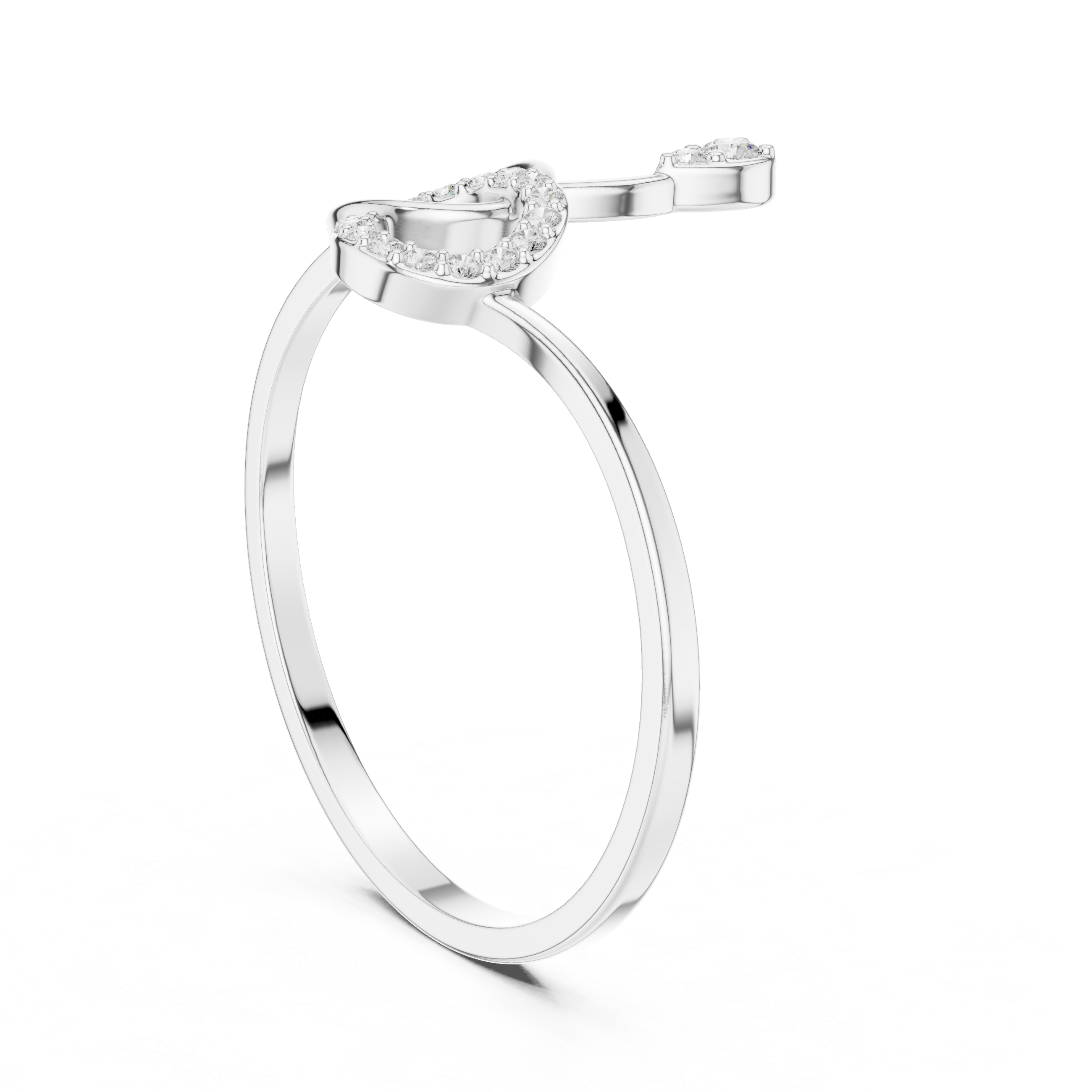 Knot Style Diamond Ring