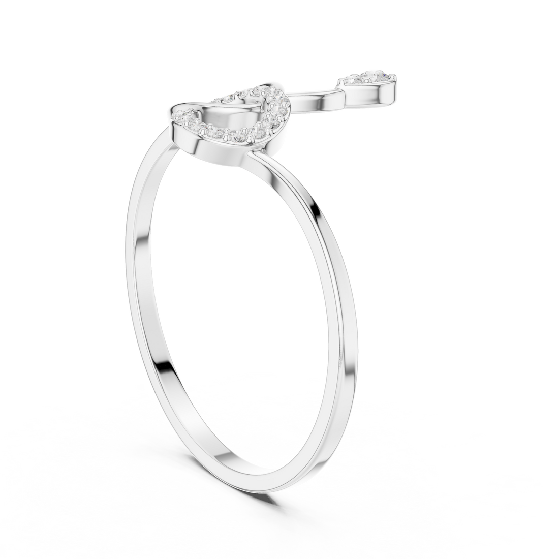 Knot Style Diamond Ring