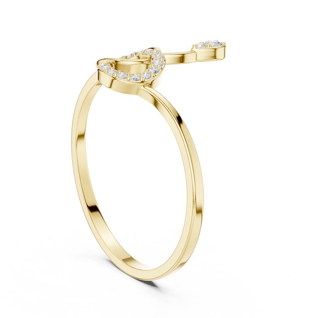 Knot Style Diamond Ring