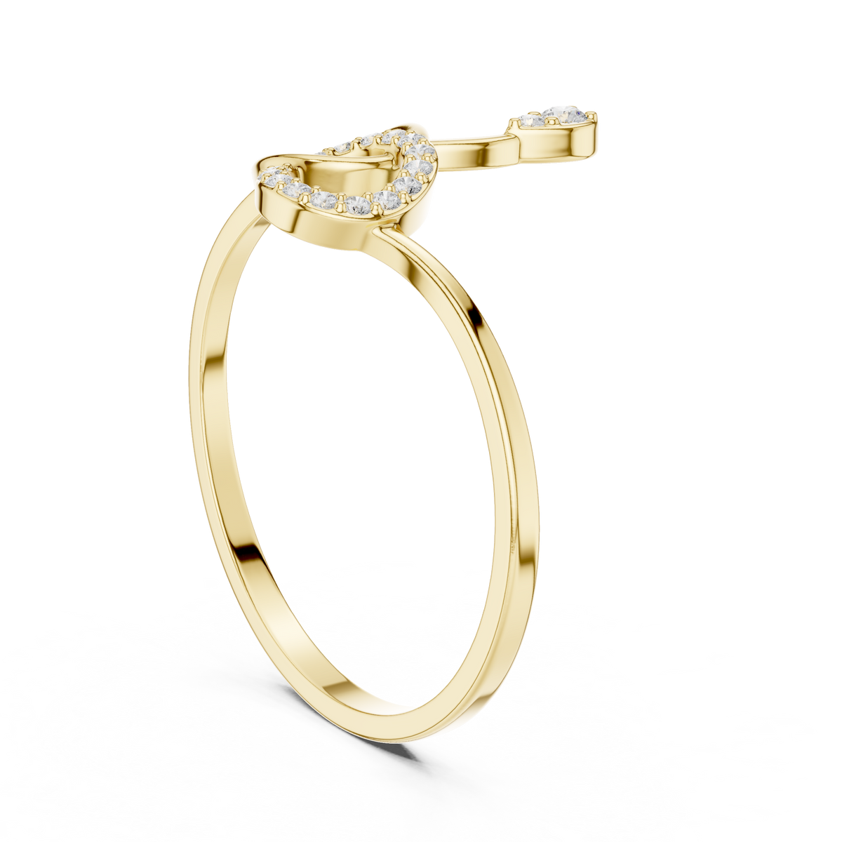 Knot Style Diamond Ring