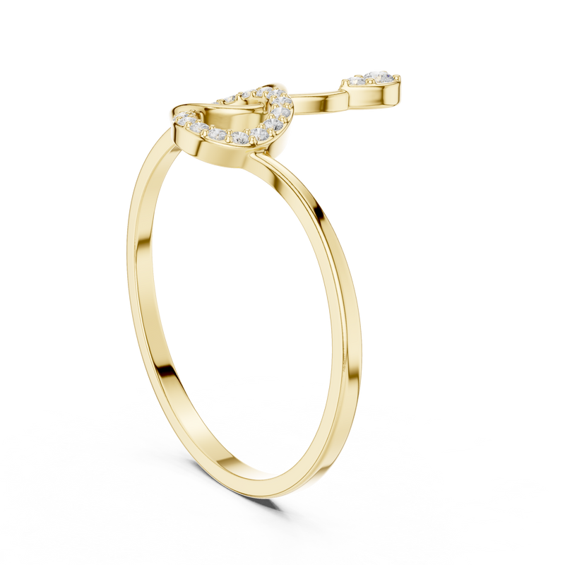Knot Style Diamond Ring