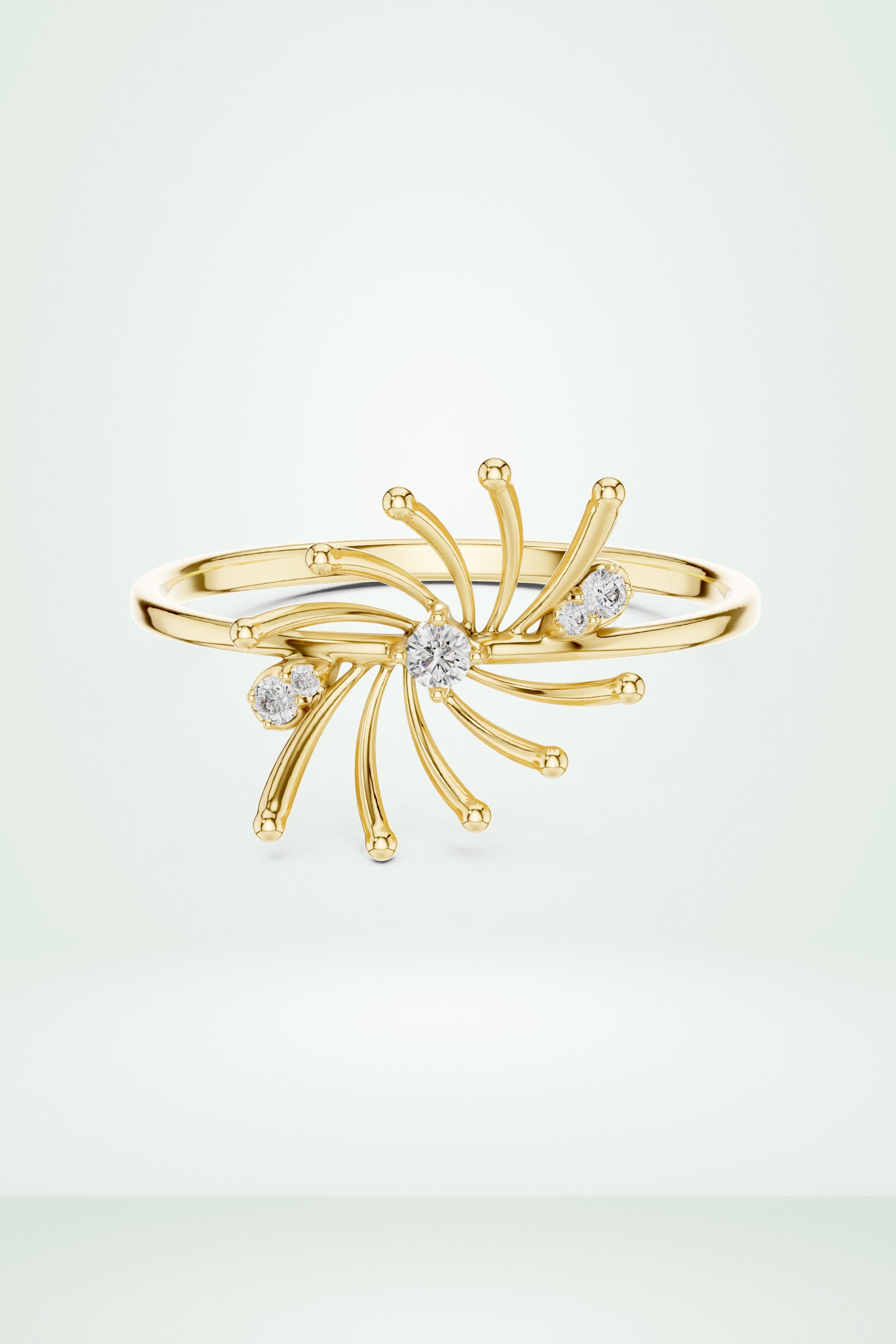 The Solar Flare Ring