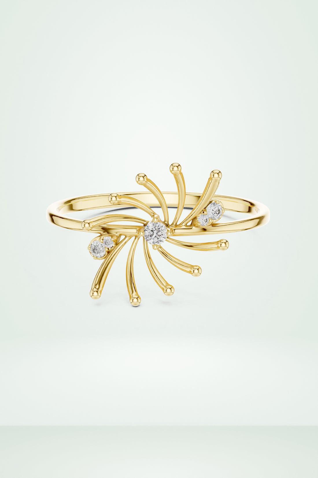 The Solar Flare Ring