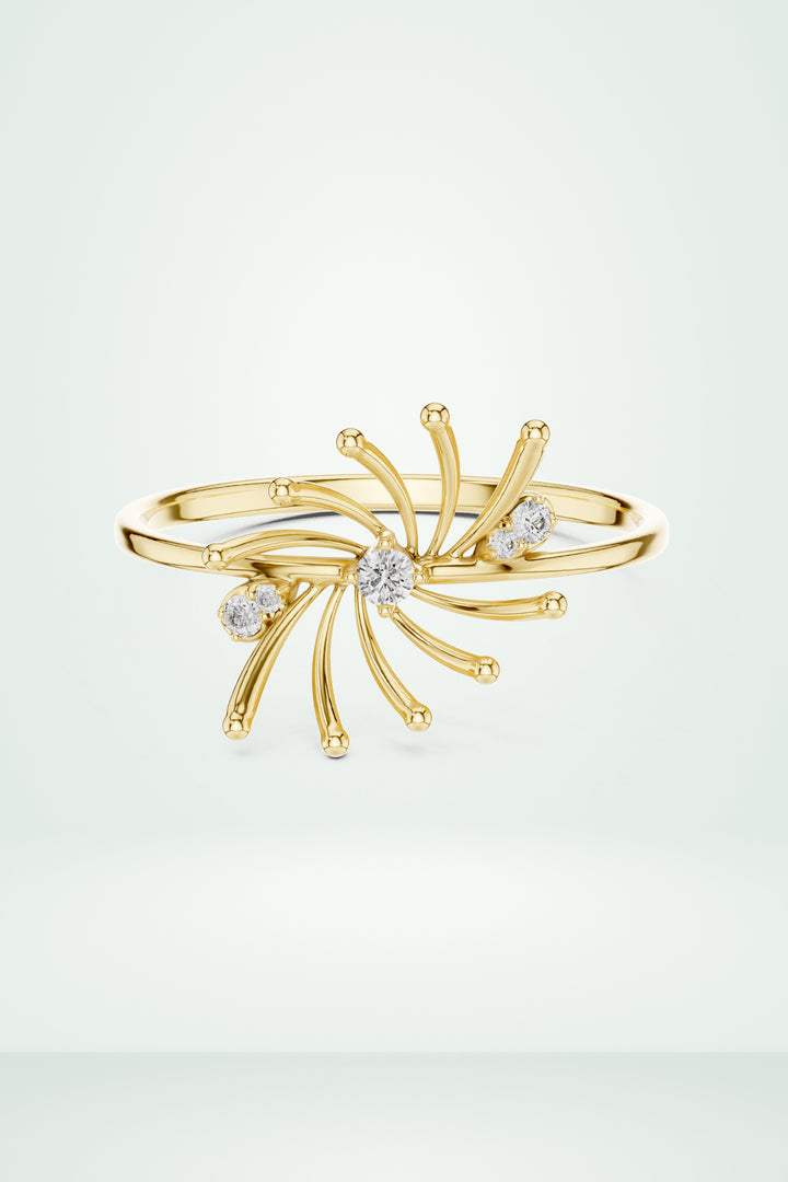 The Solar Flare Ring