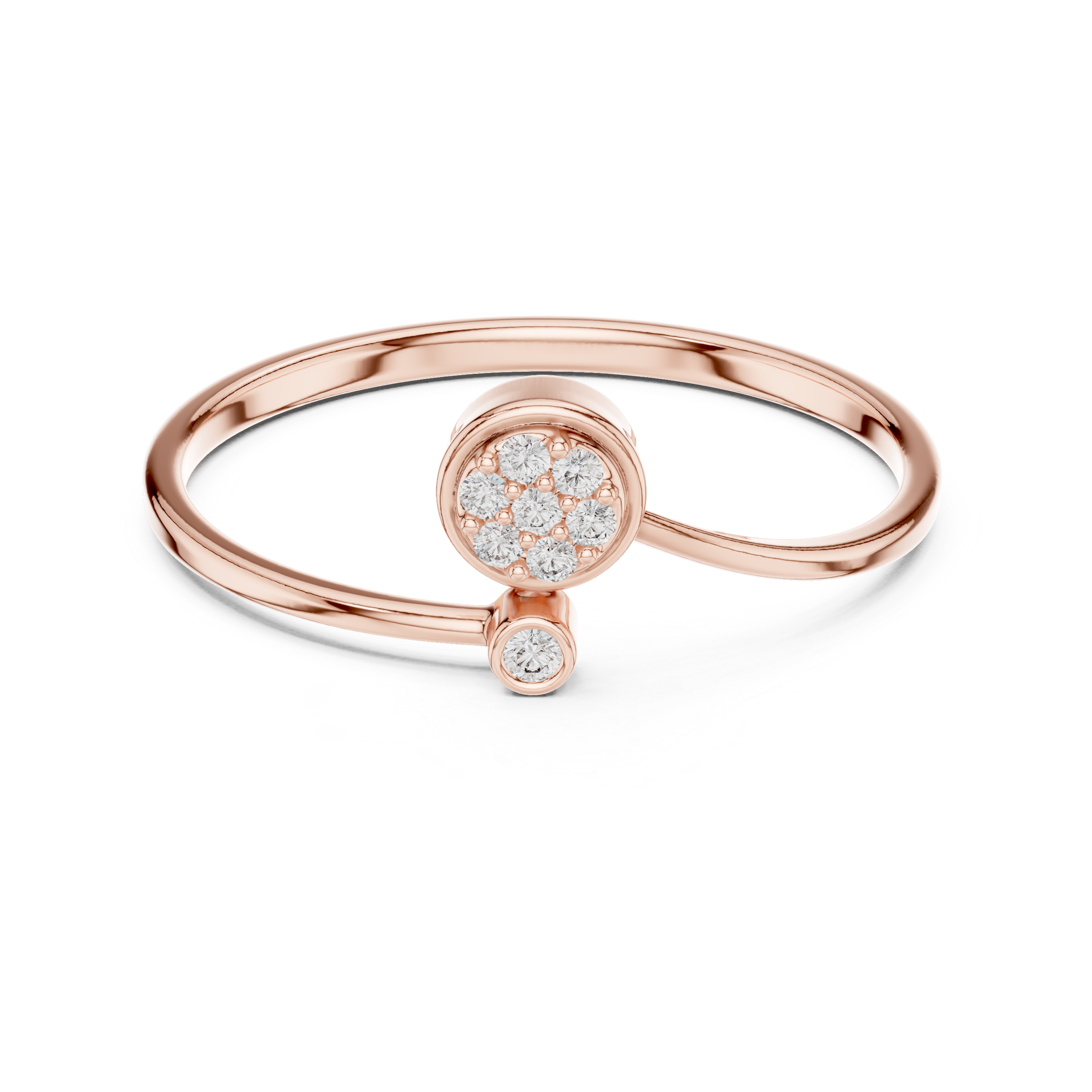 Daisy Cluster Diamond Ring