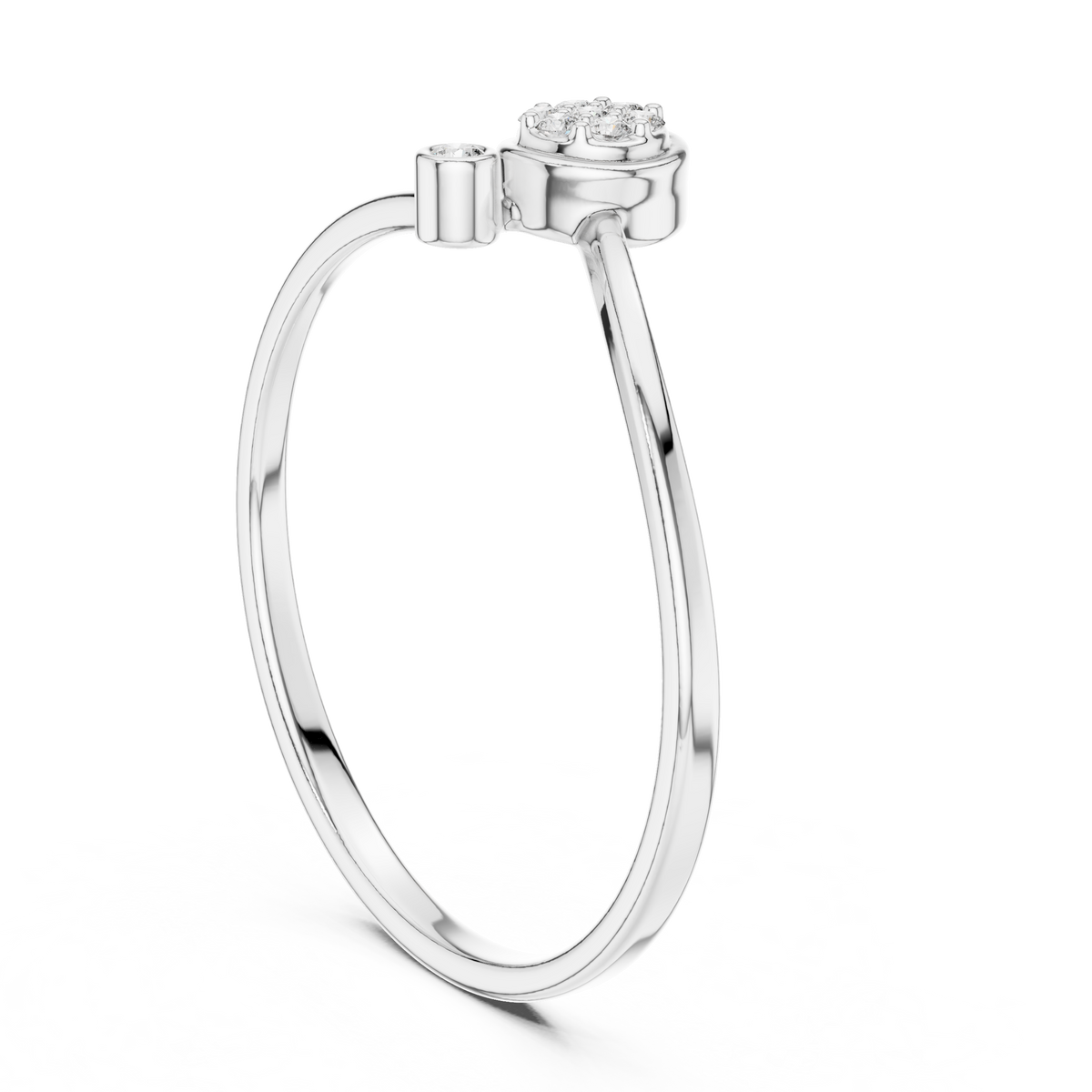 Daisy Cluster Diamond Ring