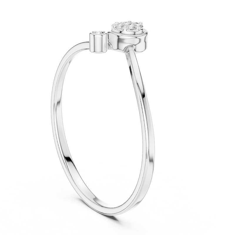 Daisy Cluster Diamond Ring