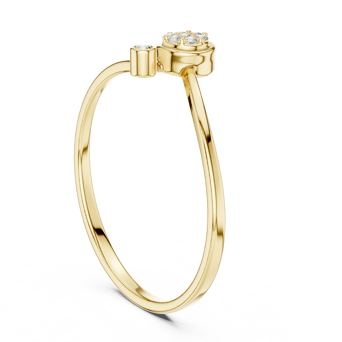 Daisy Cluster Diamond Ring