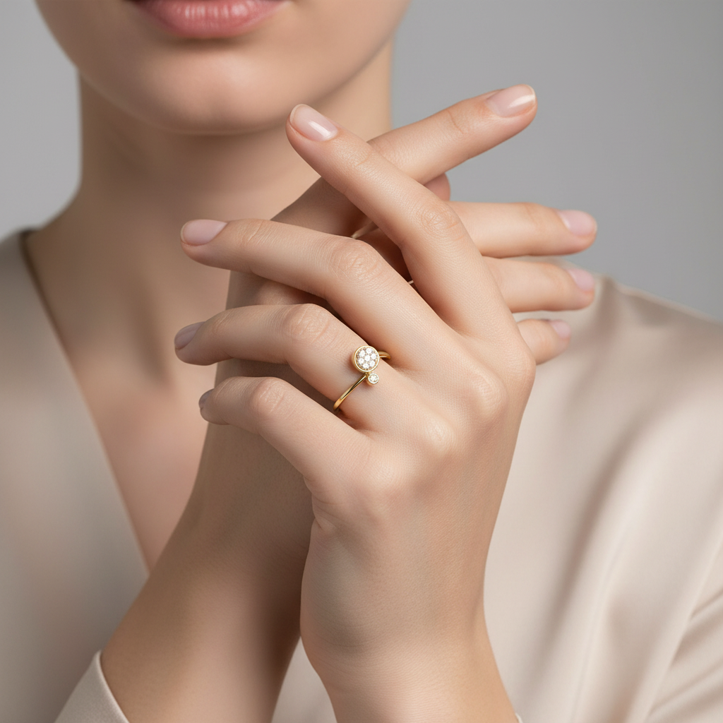 Daisy Cluster Diamond Ring