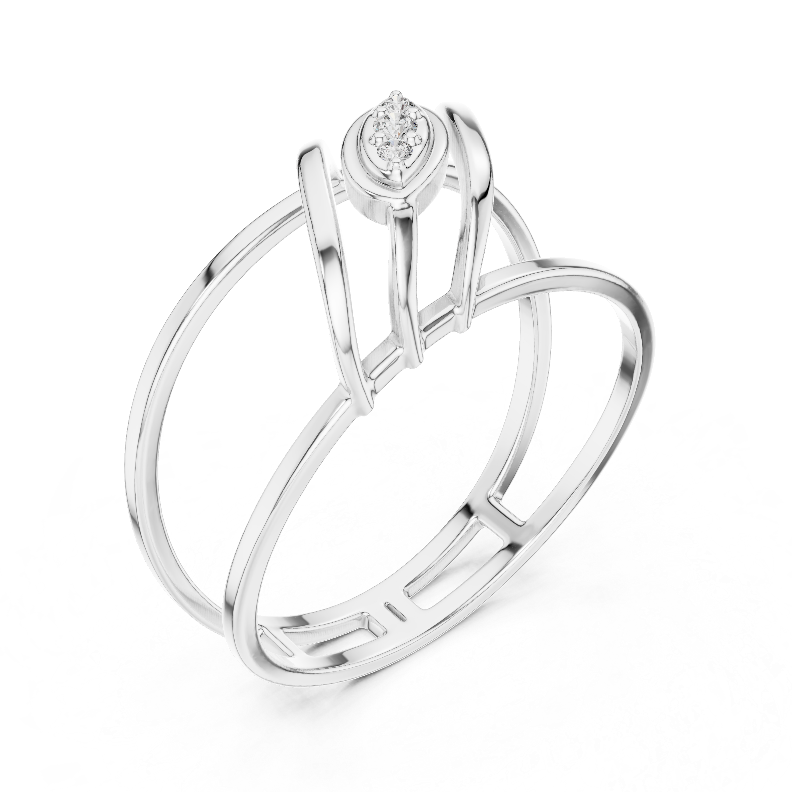 Petal Cage Ring