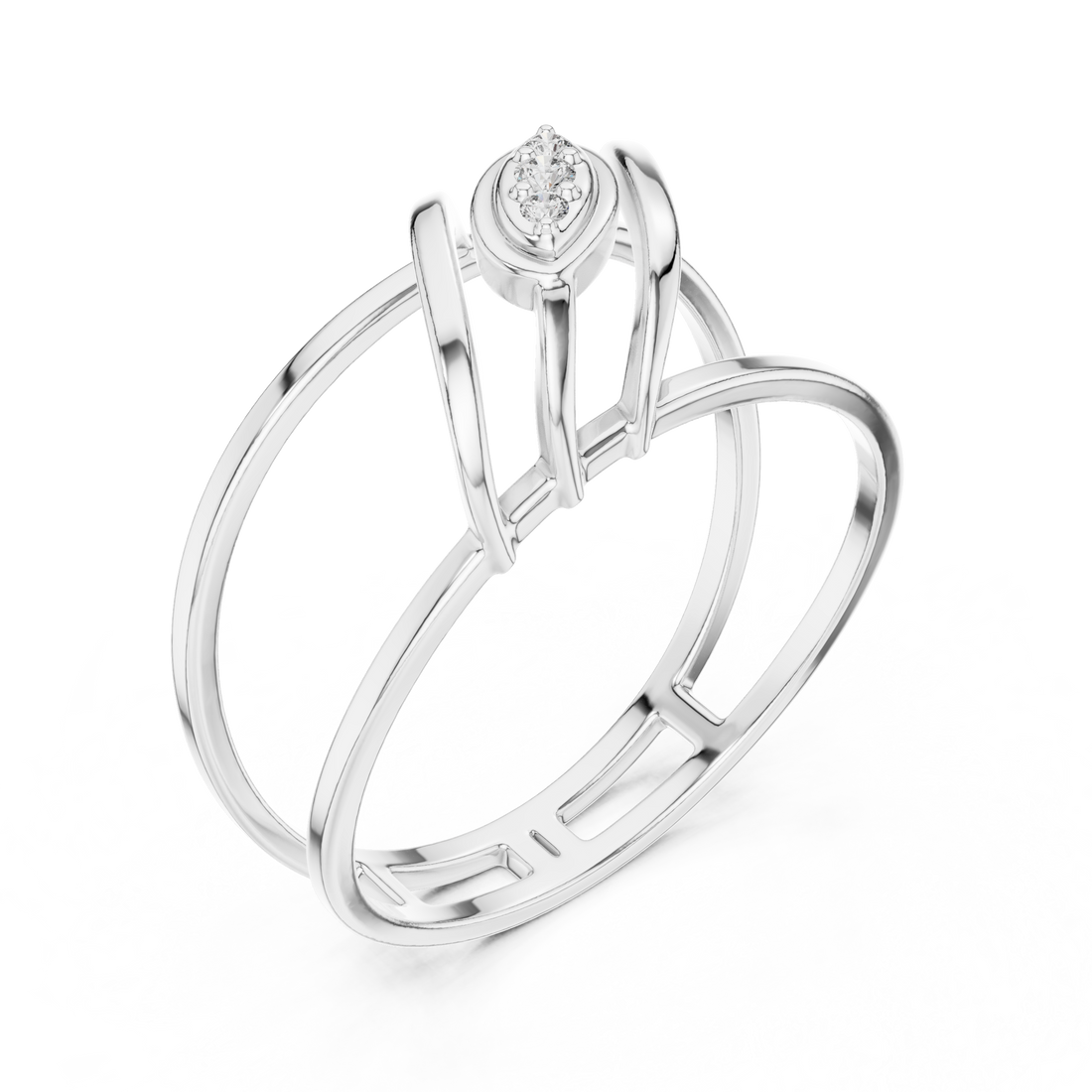 Petal Cage Ring