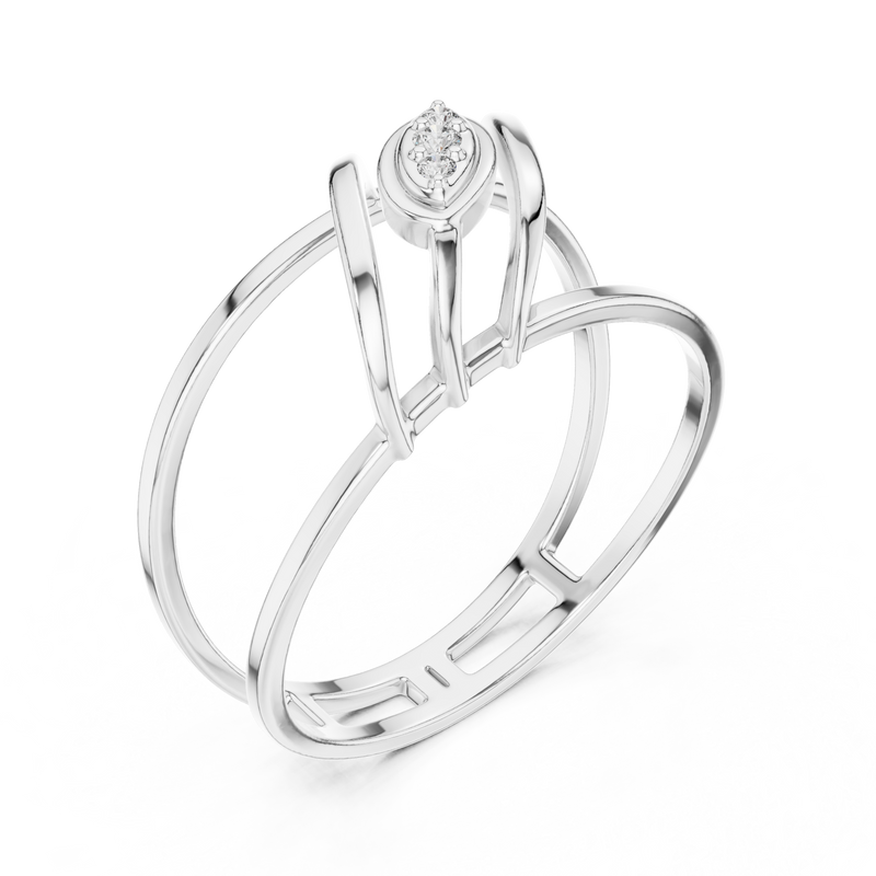 Petal Cage Ring