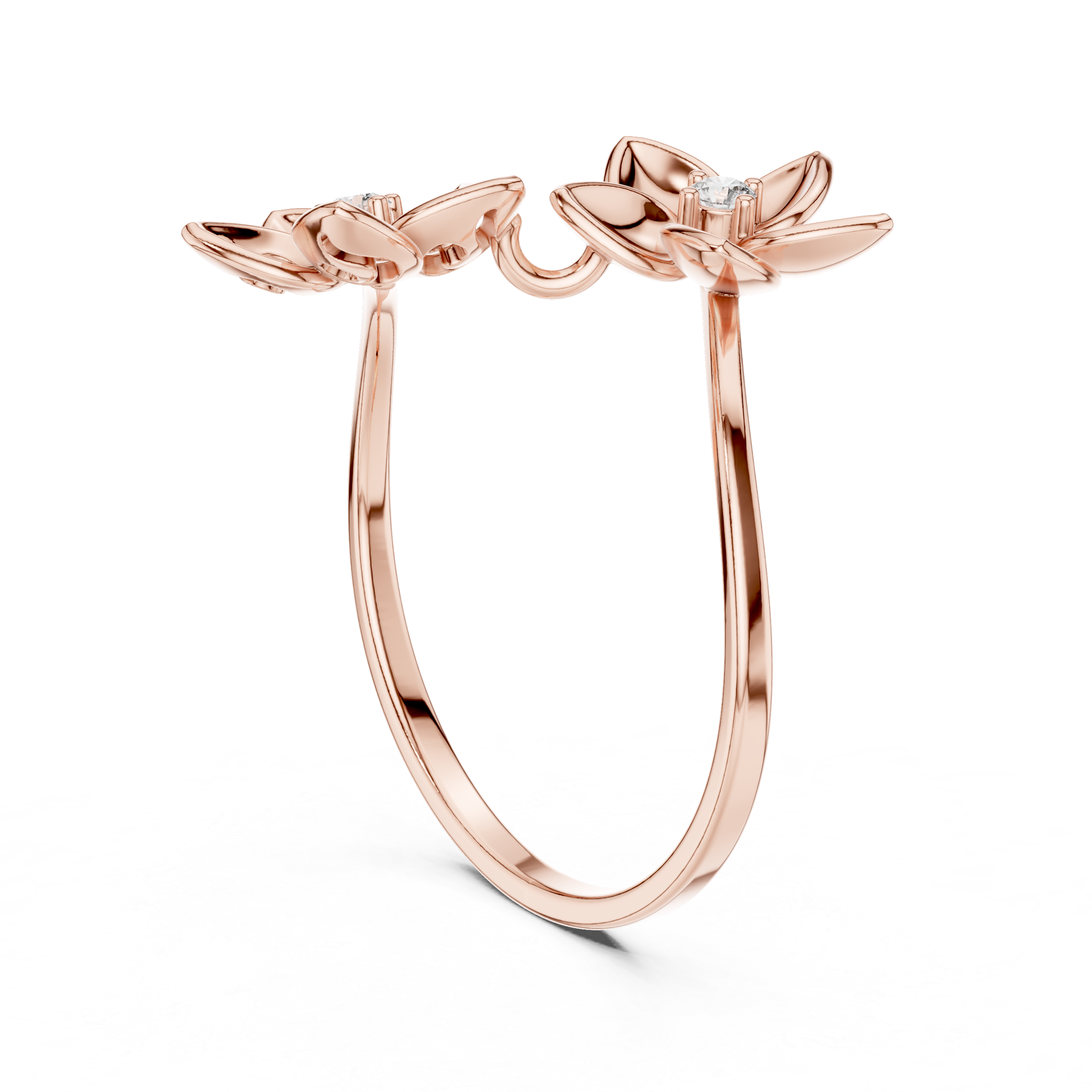 Blossom Dual-Flower Ring