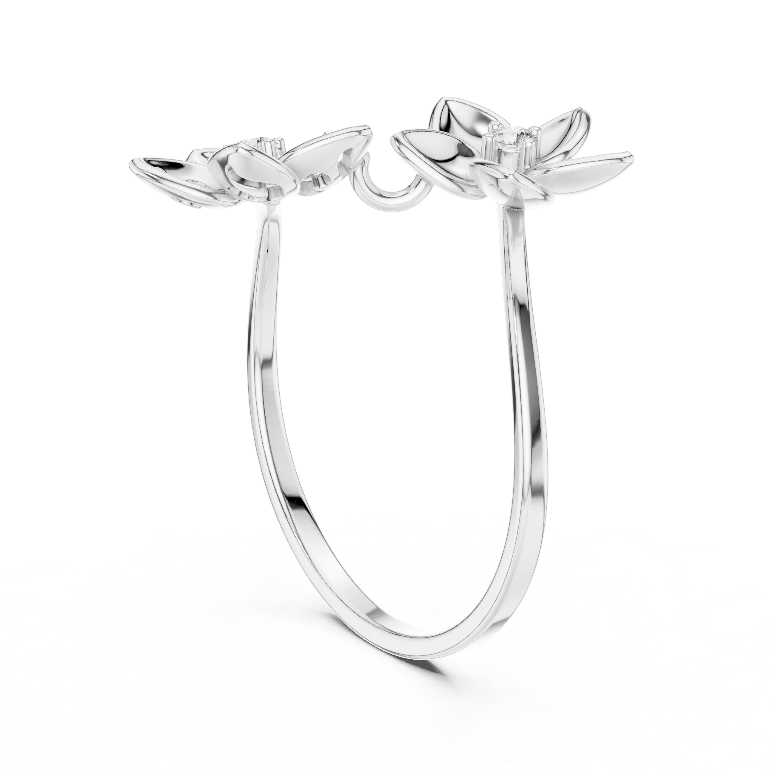 Blossom Dual-Flower Ring