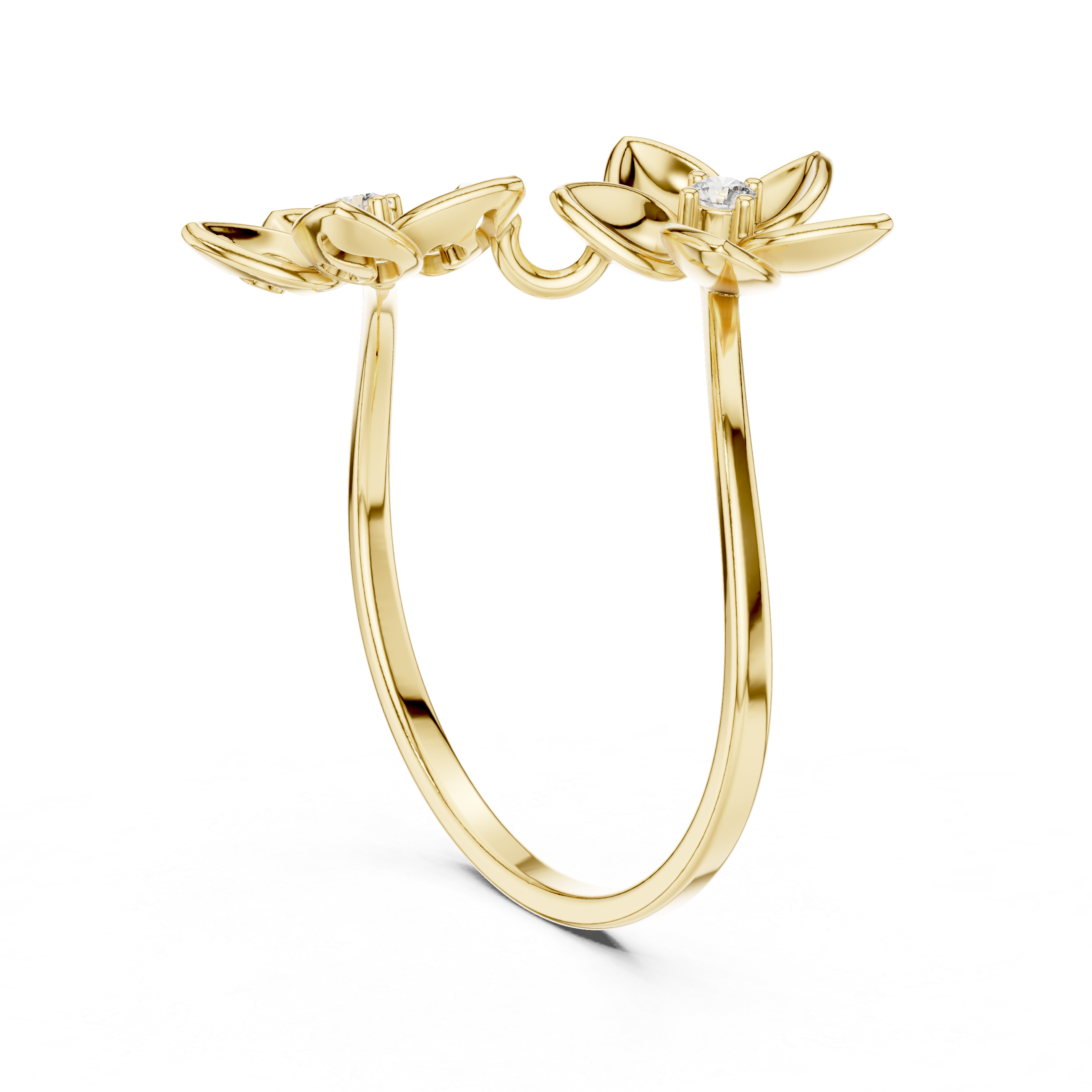 Blossom Dual-Flower Ring