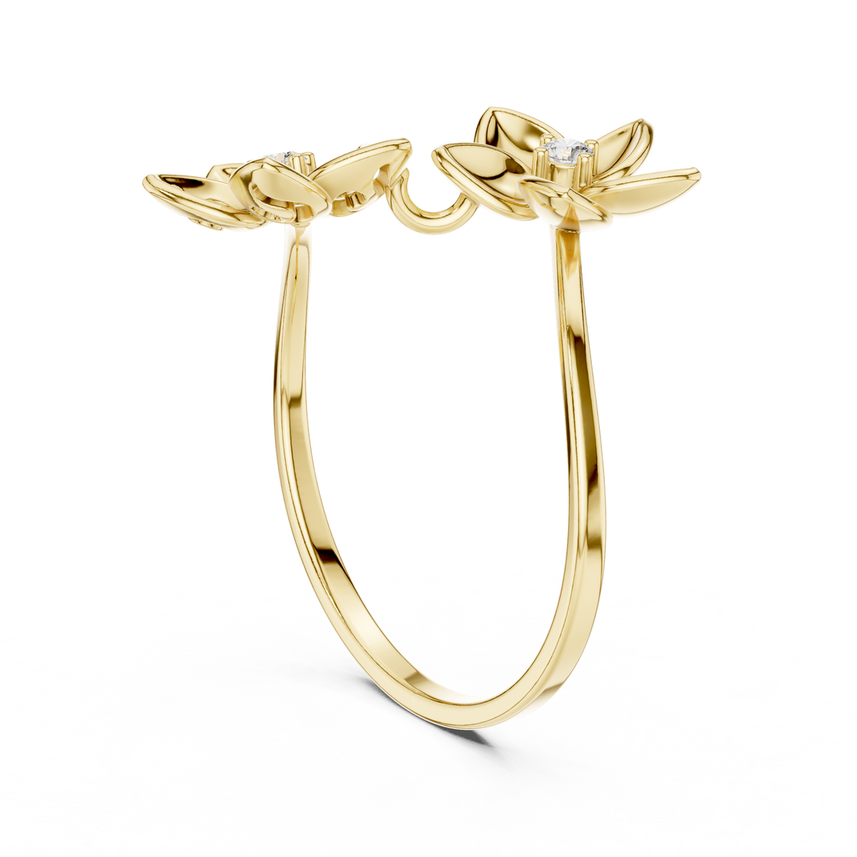 Blossom Dual-Flower Ring