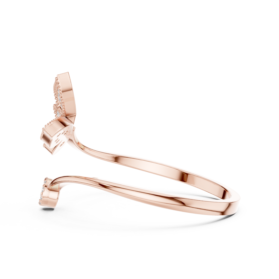 Butterfly Sparkle Diamond Ring