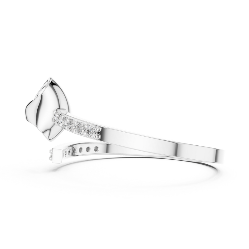 Dainty Crossover Ring