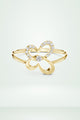 Sparkling Butterfly Diamond Ring
